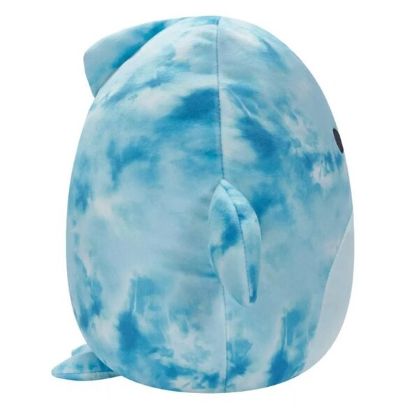 Squishmallows Original - Rare - Danika the Blue Crinkle Tie-Dye Dolphin 12 Inch - Picture 2 of 3